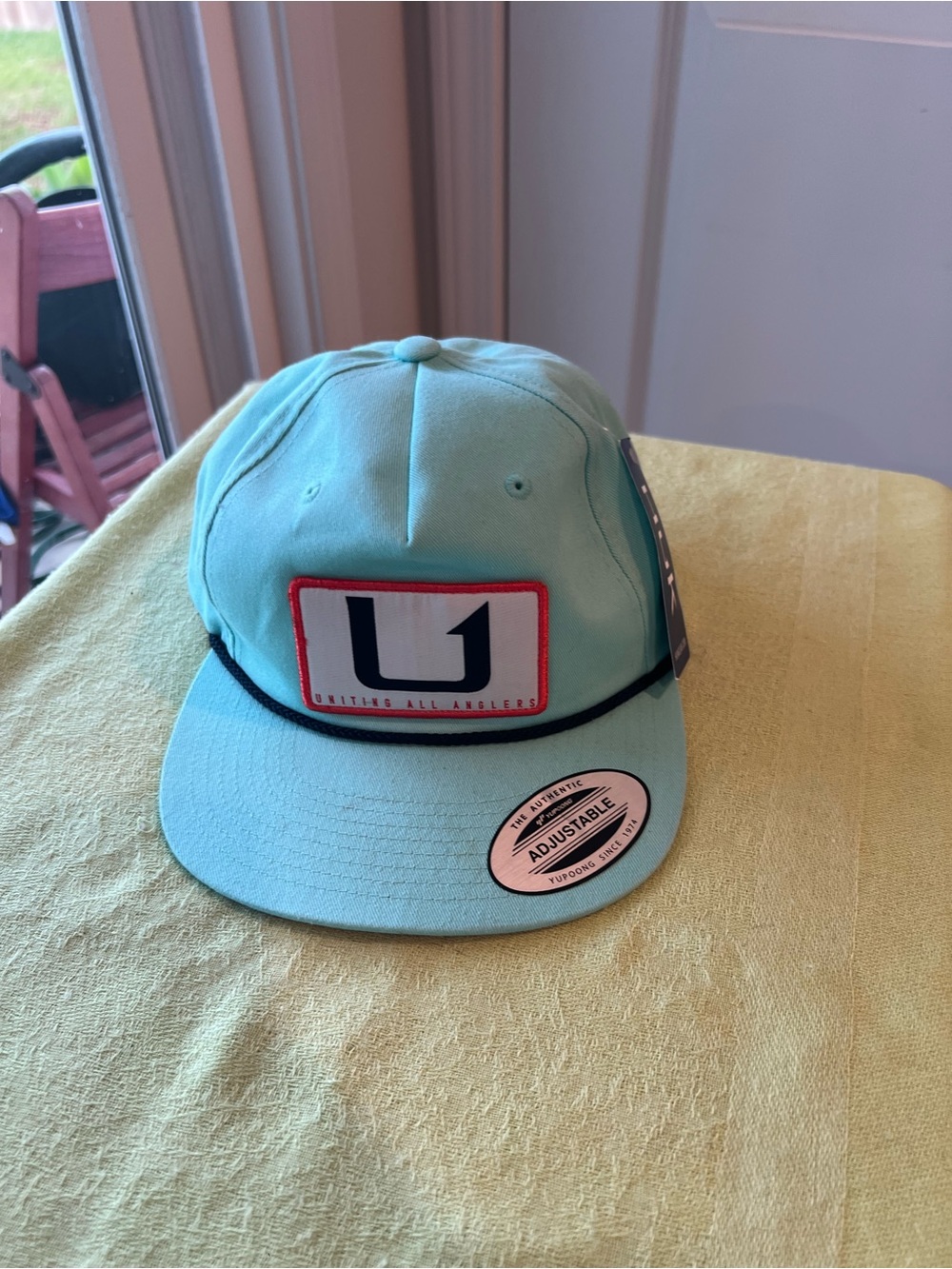 Unstructured Kids Aqua Patch Cap - Adjustable Youth Hat. NWT